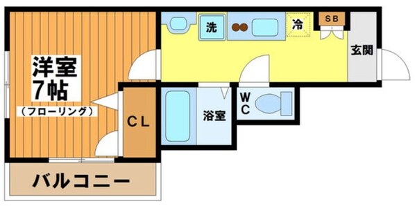 エスポワール本町の物件間取画像